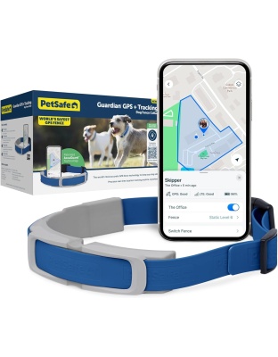 PetSafe Guardian GPS + Tracking Dog Fence Collar ? Wireless Dog Fence with Real-Time Tracking