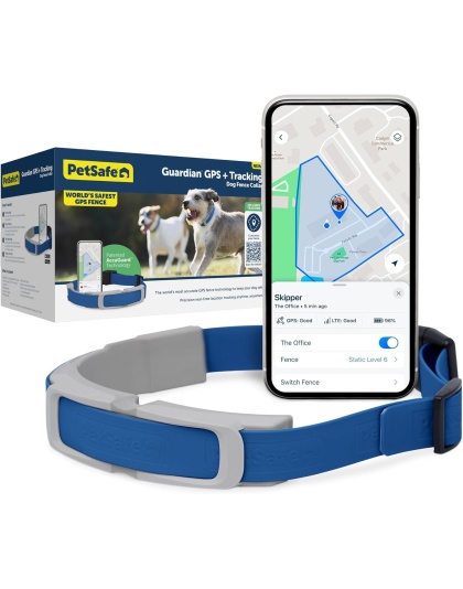 PetSafe Guardian GPS + Tracking Dog Fence Collar ? Wireless Dog Fence with Real-Time Tracking