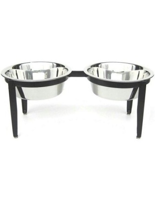 Visions Double Elevated Dog Bowl - Large