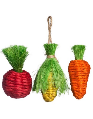 Prevue Pet Products Grassy Nibblers Trio Woven 3 pc set - 1081
