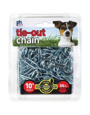 Prevue Pet Products 10 Foot Tie-out Chain Medium Duty