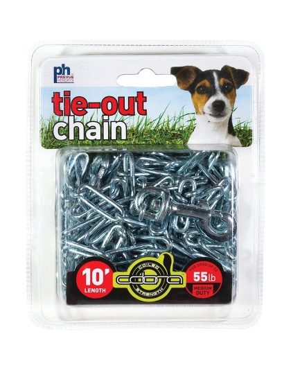 Prevue Pet Products 10 Foot Tie-out Chain Medium Duty