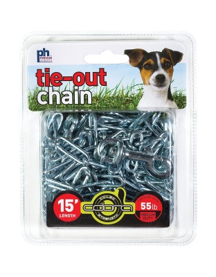 Prevue Pet Products 15 Foot Tie-out Chain Medium Duty