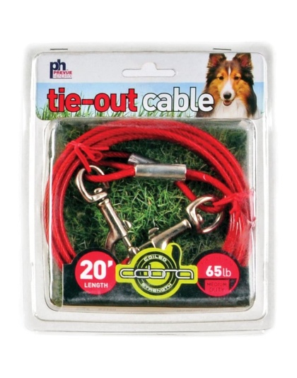 Prevue Pet Products 20 Foot Tie-out Cable Medium Duty
