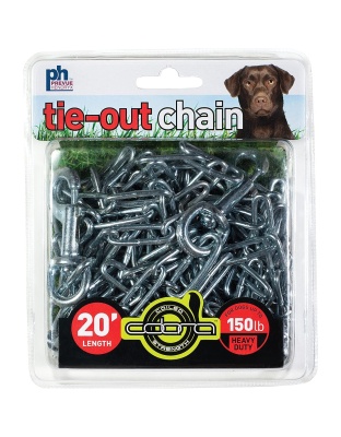 Prevue Pet Products 20 Foot Tie-out Chain Heavy Duty