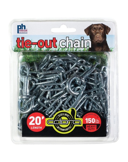 Prevue Pet Products 20 Foot Tie-out Chain Heavy Duty