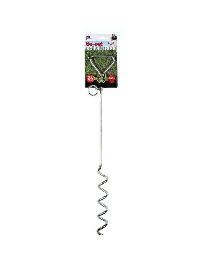 Prevue Pet Products 24 Inch Spiral Tie-Out Stake Heavy Duty