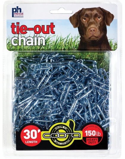 Prevue Pet Products 30 Foot Tie-out Chain Heavy Duty