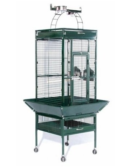 Small Wrought Iron Select Bird Cage - Pewter
