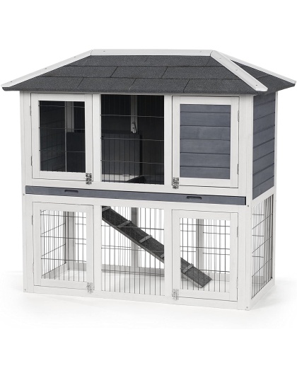 Prevue Pet Products 4601 Duplex Rabbit Hutch