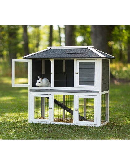 Prevue Pet Products 4601 Duplex Rabbit Hutch