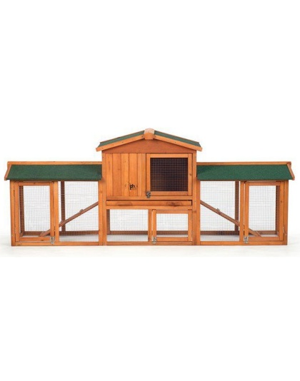Prevue Pet Products Rabbit Hutch with Double Run