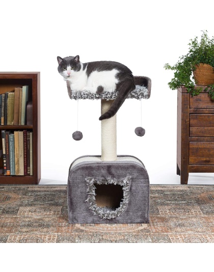 Prevue Pet Products Kitty Power Paws Shag Hideaway