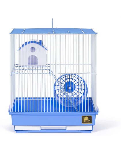 Prevue Pet Products Two Story Hamster Cage - Blue