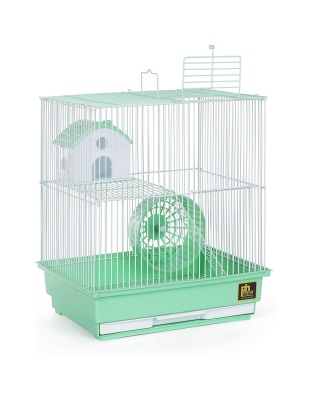 Prevue Pet Products Two Story Hamster Cage - Green