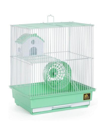 Prevue Pet Products Two Story Hamster Cage - Green