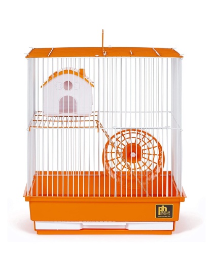 Prevue Pet Products Two Story Hamster Cage - Orange