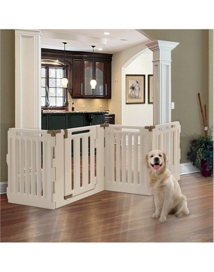 Convertible Indoor Outdoor 4 Panel Pet Playpen