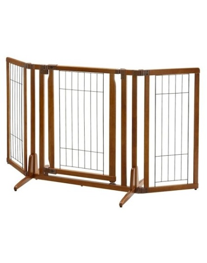 Premium Plus Freestanding Pet Gate with Door