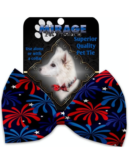 Fireworks Pet Bow Tie