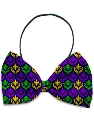 Classic Fleur de Lis Pet Bow Tie