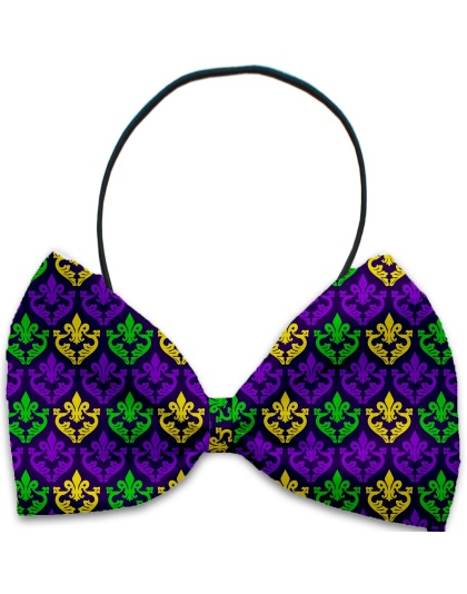 Classic Fleur de Lis Pet Bow Tie