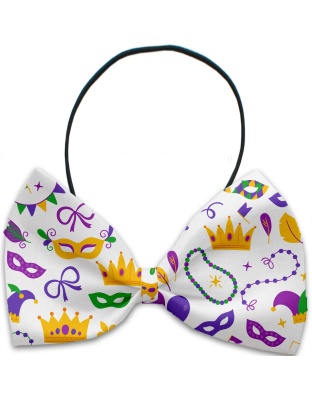 Mardi Gras Masks Pet Bow Tie