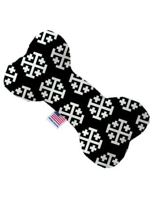 Jerusalem Cross 10 inch Canvas Bone Dog Toy