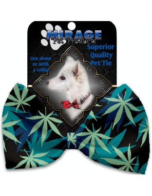 Mary Jane Blues Pet Bow Tie