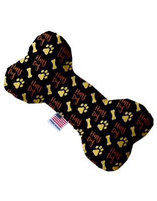 Happy Dog 10 inch Canvas Bone Dog Toy