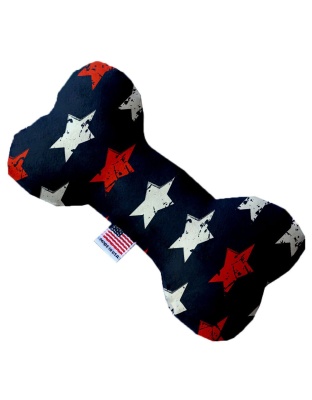 Graffiti Stars 10 Inch Canvas Bone Dog Toy