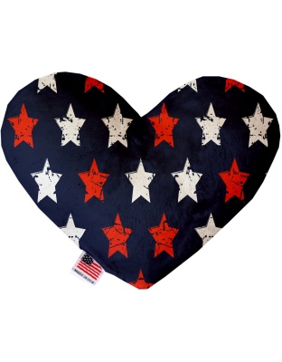 Graffiti Stars 6 Inch Canvas Heart Dog Toy