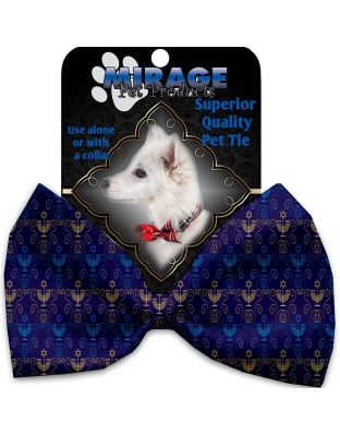 Menorah Madness Pet Bow Tie