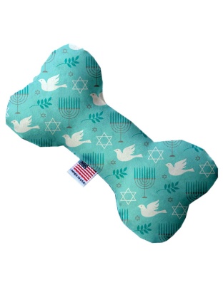 Peace and Hannukah 10 Inch Bone Dog Toy