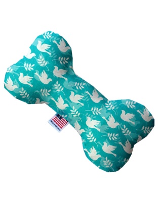 Hope and Peace 10 Inch Canvas Bone Dog Toy
