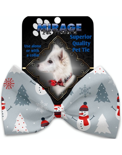 Look at Frosty Go Pet Bow Tie Collar Accessory with Velcro