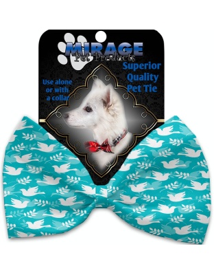 Hope and Peace Pet Bow Tie Collar Accessory with Velcro