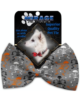 Skeletons Dancing Pet Bow Tie Collar Accessory with Velcro