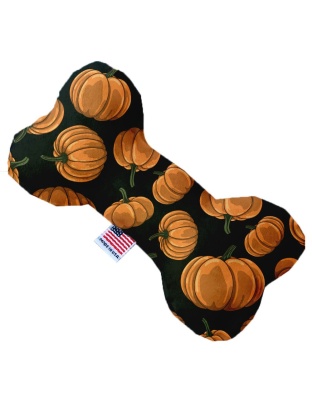 Pumpkin Patch 10 Inch Canvas Bone Dog Toy