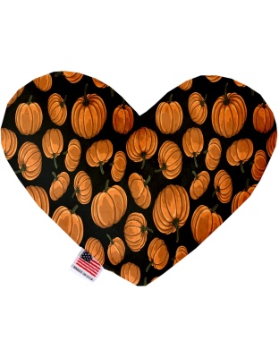 Pumpkin Patch 6 Inch Canvas Heart Dog Toy