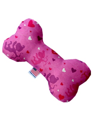 Cupid Canvas Bone Dog Toy