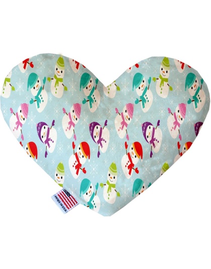 Colorful Frosty 6 inch Heart Dog Toy