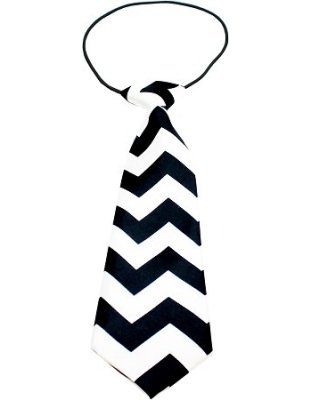 Big Dog Neck Tie Chevron Black