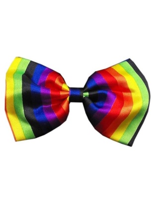 Dog Bow Tie Rainbow