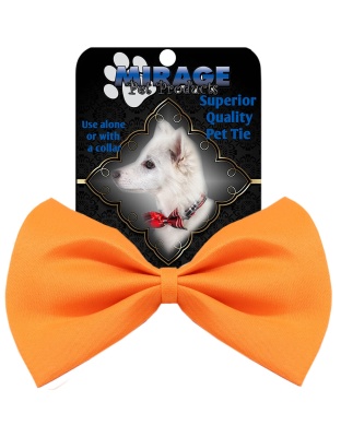 Plain Orange Bow Tie