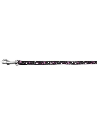 Retro Nylon Ribbon Collar Black 3/8 wide 4Ft Lsh
