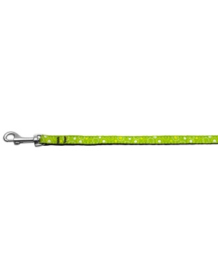 Retro Nylon Ribbon Collar Lime Green 3/8 wide 4Ft Lsh