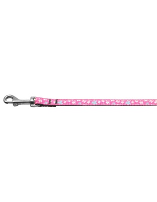 Butterfly Nylon Ribbon Collar Pink 3/8 wide 4Ft Lsh