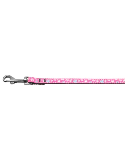 Butterfly Nylon Ribbon Collar Pink 3/8 wide 4Ft Lsh