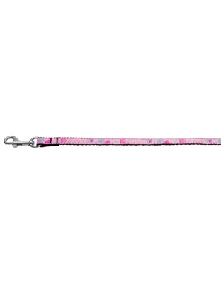 Crazy Hearts Nylon Collars Light Pink 3/8 wide 4Ft Lsh